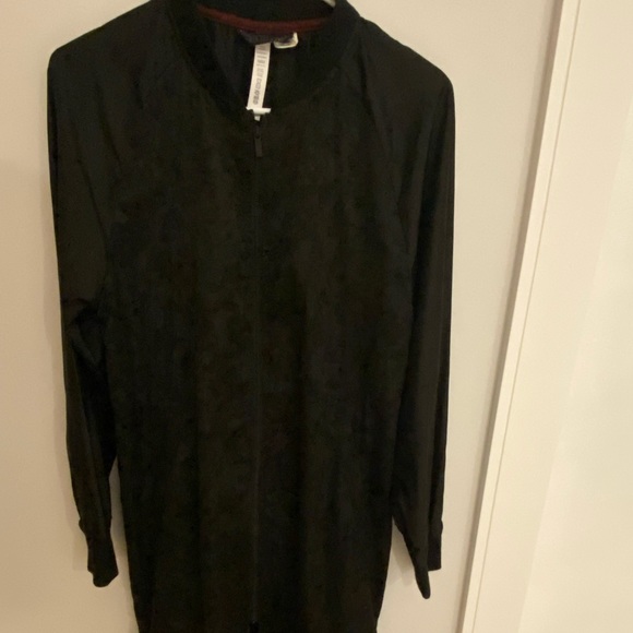 Long black spring jacket - Picture 2 of 7